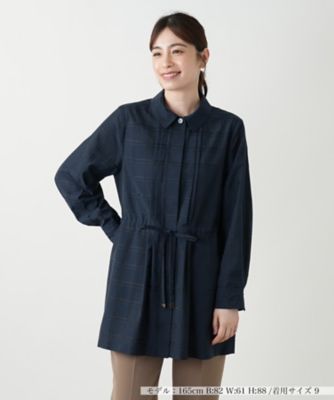 チェックチュニックブラウス | Leilian (Women)/レリアン | 三越伊勢丹