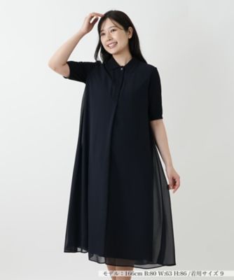 BLAMINK ブラミンク コットンクルーネックギャザースリーブワンピース 美品 コットンクルーネックギャザースリーブワンピース | BLAMINK