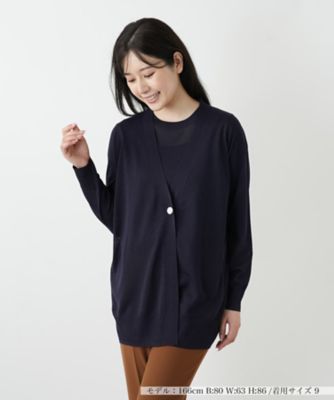 Vネックカーディガン | Leilian (Women)/レリアン | 三越伊勢丹
