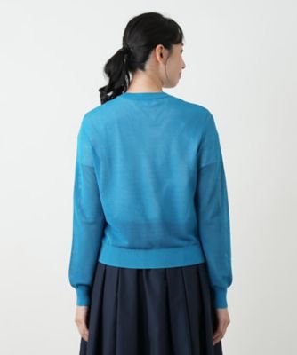 メッシュ編みニットブルゾン | Leilian (Women)/レリアン | 三越