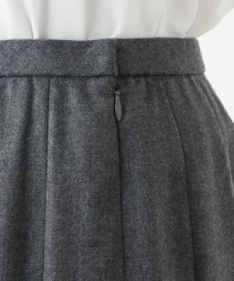 美品レリアンプリーツスカート ♡総柄チャコールグレー11号Ｌ 美品レリアンプリーツスカート ♡総柄チャコールグレー11号L