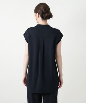 新品　レリアン　リボンスキッパーブラウス　ホワイト セール】 スキッパーブラウス【Leilian WHITE LABEL】 （シャツ