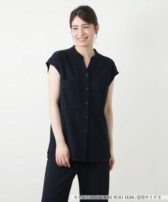 Leilian (Women)/レリアン スキッパーブラウス 39ネービーブル トップス【三越伊勢丹/公式】