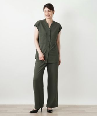新品訳あり レリアン　１７号パンツ クロップドパンツ | Leilian plus house (Women/大きいサイズ