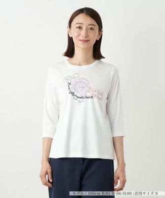 刺繍プリントカットソー | Leilian (Women)/レリアン | 三越