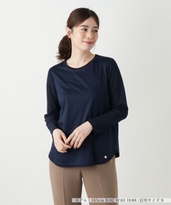 ＜Leilian (Women)＞クルーネックカットソー