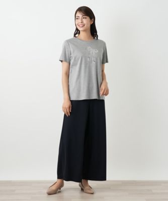 Leilian / レリアン スパンコールフレンチスリーブニット【BIANCA LANCIA】 スパンコールフレンチスリーブニット【BIANCA LANCIA】|レリアン