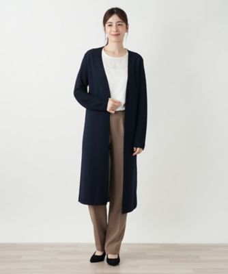ロングカーディガン【Leilian WHITE LABEL