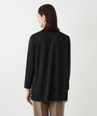 切替タックブラウス【Leilian WHITE LABEL