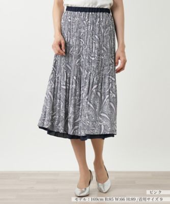 レリアン　ホワイトレーベル　スカート プリーツスカート【Leilian WHITE LABEL】|レリアン | レリアン