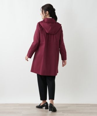 新品未使用タグ付き　レリアンピンクフーディコート　パープルピンクインナー付 フーデッドハーフコート | Leilian (Women)/レリアン | 三越