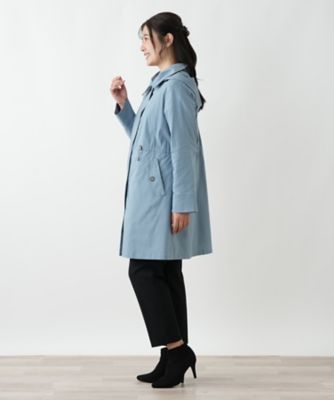 はっ水加工素材】中わたフーデッドハーフコート | Leilian (Women