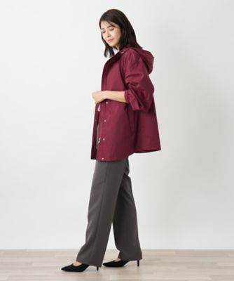 Leilian　CABALANE　ウール100%　日本製　ジャケット　大きい ツイードフーデッドコート【Leilian WHITE LABEL