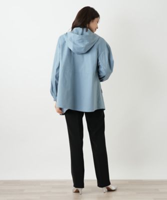 2WAYフーデッドロングジャケット | Leilian (Women