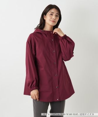 美品 Leilianレリアン 近年物 2way フーデッドジャケット 撥水加工 2WAYフーデッドロングジャケット | Leilian (Women