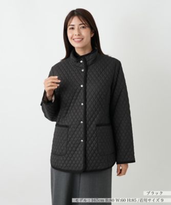 【送料無料】Leilian (Women)/レリアン 中わたキルティングジャケット 99クロ コート・ジャケット【三越伊勢丹/公式】