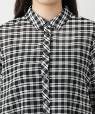 チェックブラウス【Ｌｅｉｌｉａｎ　ＷＨＩＴＥ　ＬＡＢＥＬ】