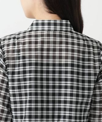 チェックブラウス【Ｌｅｉｌｉａｎ　ＷＨＩＴＥ　ＬＡＢＥＬ】