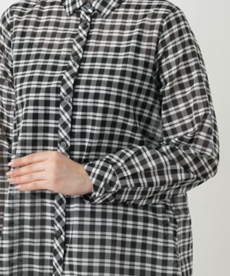 チェックブラウス【Ｌｅｉｌｉａｎ　ＷＨＩＴＥ　ＬＡＢＥＬ】