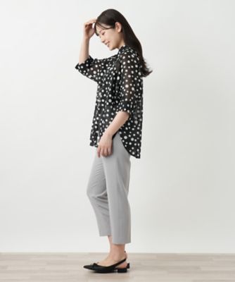 ドットブラウス【Ｌｅｉｌｉａｎ　ＷＨＩＴＥ　ＬＡＢＥＬ】