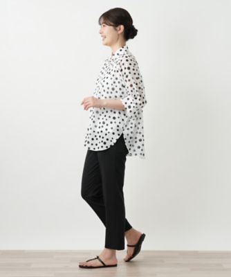 ドットブラウス【Ｌｅｉｌｉａｎ　ＷＨＩＴＥ　ＬＡＢＥＬ】