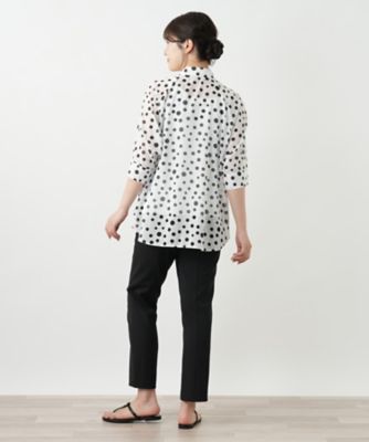 ドットブラウス【Ｌｅｉｌｉａｎ　ＷＨＩＴＥ　ＬＡＢＥＬ】