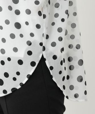 ドットブラウス【Ｌｅｉｌｉａｎ　ＷＨＩＴＥ　ＬＡＢＥＬ】