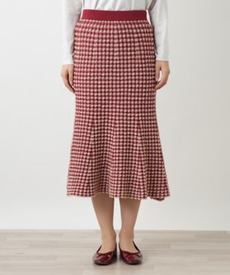 チェックマーメイドスカート | BOURGE (Women)/ブールジュ | 三越