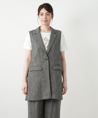 ラペルドベスト【Leilian WHITE LABEL