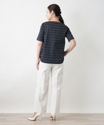 ボーダーＴシャツ【Ｌｅｉｌｉａｎ　ＷＨＩＴＥ　ＬＡＢＥＬ】