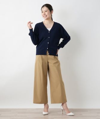 Ｖネックカーディガン【Ｌｅｉｌｉａｎ　ＷＨＩＴＥ　ＬＡＢＥＬ】