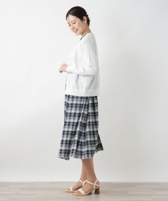 Ｖネックカーディガン【Ｌｅｉｌｉａｎ　ＷＨＩＴＥ　ＬＡＢＥＬ】