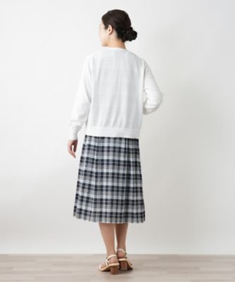 Ｖネックカーディガン【Ｌｅｉｌｉａｎ　ＷＨＩＴＥ　ＬＡＢＥＬ】