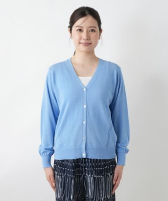 Ｖネックカーディガン【Ｌｅｉｌｉａｎ　ＷＨＩＴＥ　ＬＡＢＥＬ】