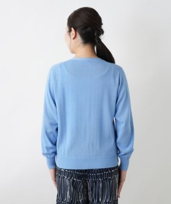 Ｖネックカーディガン【Ｌｅｉｌｉａｎ　ＷＨＩＴＥ　ＬＡＢＥＬ】