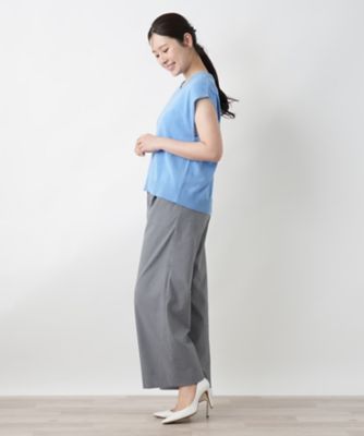 Ｖネックニットベスト【Ｌｅｉｌｉａｎ　ＷＨＩＴＥ　ＬＡＢＥＬ】
