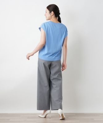 Ｖネックニットベスト【Ｌｅｉｌｉａｎ　ＷＨＩＴＥ　ＬＡＢＥＬ】