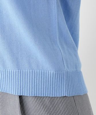 Ｖネックニットベスト【Ｌｅｉｌｉａｎ　ＷＨＩＴＥ　ＬＡＢＥＬ】