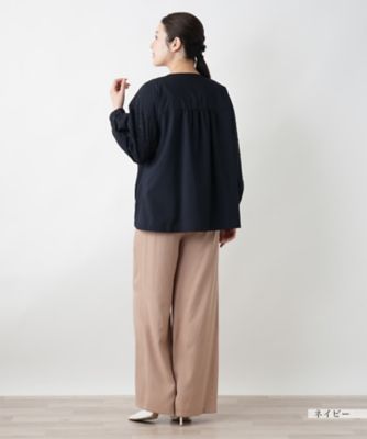 レース切替ノーカラージャケット【Ｌｅｉｌｉａｎ　ＷＨＩＴＥ　ＬＡＢＥＬ】