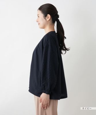 レース切替ノーカラージャケット【Ｌｅｉｌｉａｎ　ＷＨＩＴＥ　ＬＡＢＥＬ】