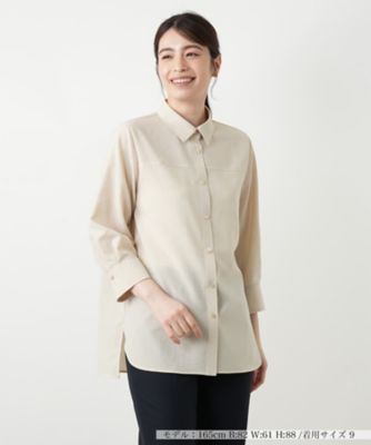 レリアン 長袖シャツ 大きいサイズ トップス レディース 13+サイズ ブラウン系 Leilian Leilian plus house (Women/大きいサイズ)の大きいサイズ 13号