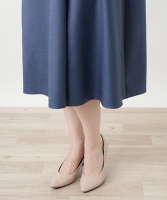 スキッパーフレアワンピース【Leilian WHITE LABEL