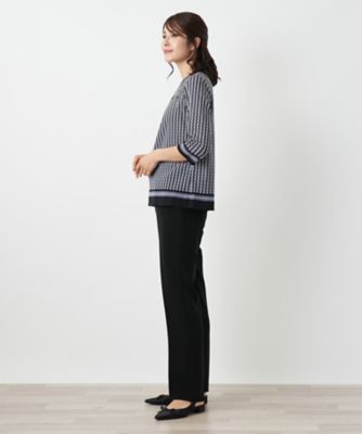 美品 レリアン 半袖 カットソー トップス 9号 イエロー 幾何学模様 日本製 美品 レリアン 半袖 カットソー トップス 9号 イエロー 幾何学
