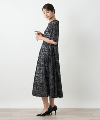 刺繍フレアワンピース | Leilian (Women)/レリアン | 三越伊勢丹
