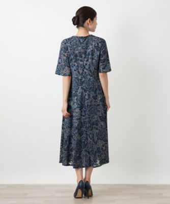 刺繍フレアワンピース | Leilian (Women)/レリアン | 三越伊勢丹
