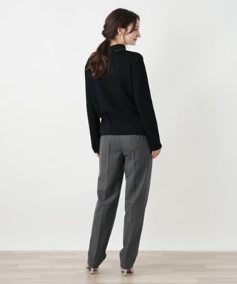 ラインストーンハイネックカットソー | Leilian (Women