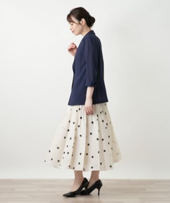 ドットプリーツスカート | Leilian (Women)/レリアン | 三越
