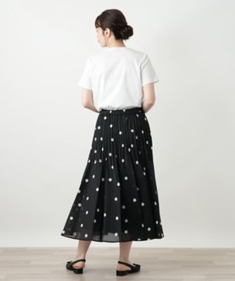 ドットプリーツスカート | Leilian (Women)/レリアン | 三越
