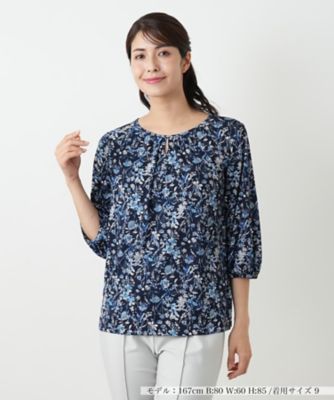 タックブラウス【セレモニー】【Leilian WHITE