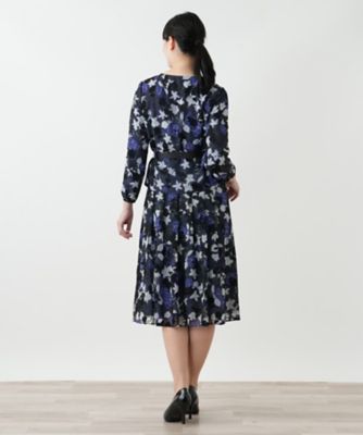 花柄ブラウススーツ【セレモニー】【Leilian WHITE